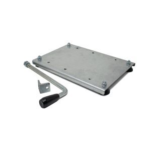 Base zincata con piedini